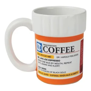 Ceramic Prescription Coffee Novelty Mug